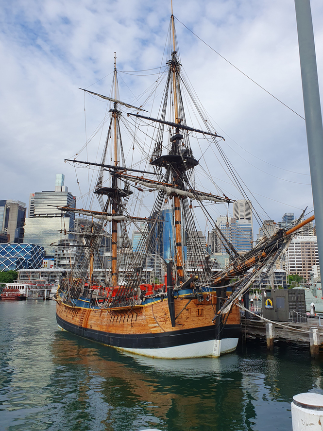 Full size REPLICA of the famous ship "Endevour" Captained by James Cook